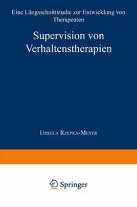  Supervision von Verhaltenstherapien | eBook | Sack Fachmedien