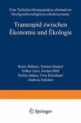  Transrapid zwischen Ökonomie und Ökologie | eBook | Sack Fachmedien