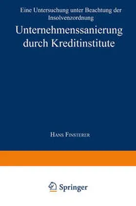 Unternehmenssanierung durch Kreditinstitute | E-Book | www.sack.de