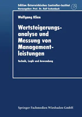 Klien |  Wertsteigerungsanalyse und Messung von Managementleistungen | eBook | Sack Fachmedien