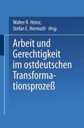 Heinz |  Arbeit und Gerechtigkeit im ostdeutschen Transformationsproz | Buch |  Sack Fachmedien