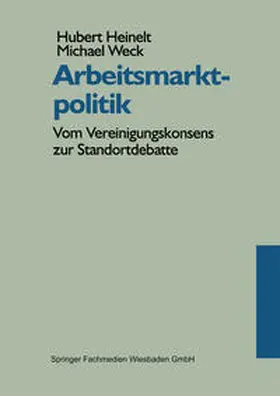 Heinelt / Weck | Arbeitsmarktpolitik | E-Book | www.sack.de