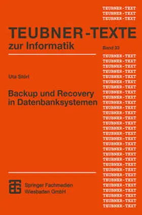 Störl |  Backup und Recovery in Datenbanksystemen | eBook | Sack Fachmedien