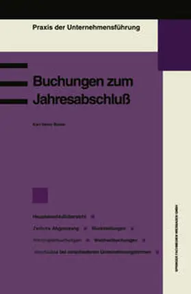 Balzer | Buchungen zum Jahresabschluß | E-Book | sack.de
