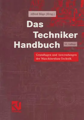 Böge |  Das Techniker Handbuch | eBook | Sack Fachmedien