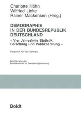 Höhn / Linke / Mackensen |  Demographie in der Bundesrepublik Deutschland | eBook | Sack Fachmedien