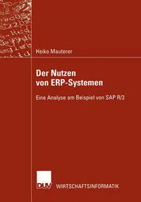 Mauterer | Der Nutzen von ERP-Systemen | E-Book | www.sack.de