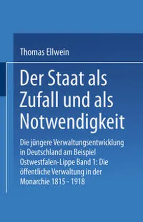 Ellwein |  Der Staat als Zufall und als Notwendigkeit | eBook | Sack Fachmedien