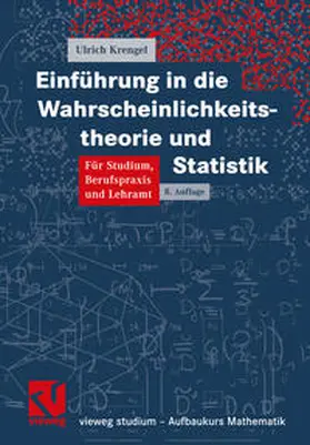 Krengel |  Einführung in die Wahrscheinlichkeitstheorie und Statistik | eBook | Sack Fachmedien
