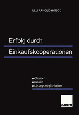 Arnold | Erfolg durch Einkaufskooperationen | E-Book | www.sack.de