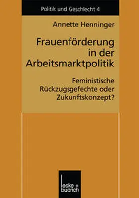 Henninger |  Frauenförderung in der Arbeitsmarktpolitik | eBook | Sack Fachmedien