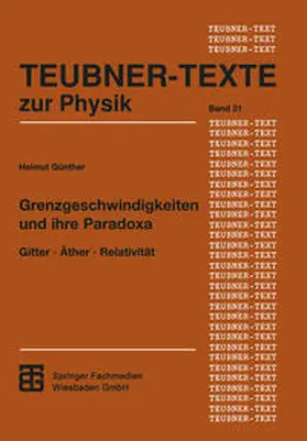 Grenzgeschwindigkeiten und ihre Paradoxa | E-Book | www.sack.de