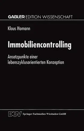 Homann | Immobiliencontrolling | E-Book | www.sack.de