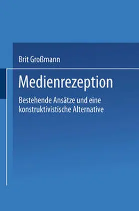Großmann |  Medienrezeption | eBook | Sack Fachmedien