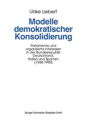 Modelle demokratischer Konsolidierung | Buch | 978-3-663-10825-2 | sack.de