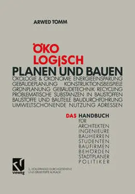 Tomm |  Ökologisch Planen und Bauen | eBook | Sack Fachmedien