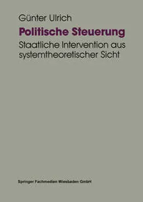  Politische Steuerung | eBook | Sack Fachmedien