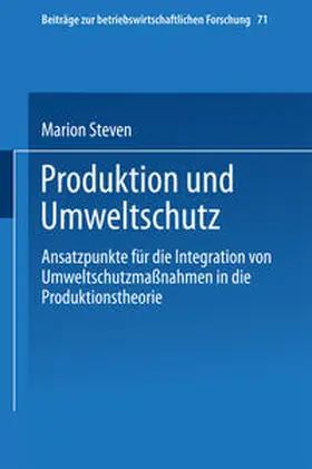 Produktion und Umweltschutz | E-Book | www.sack.de