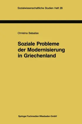  Soziale Probleme der Modernisierung in Griechenland | Buch |  Sack Fachmedien