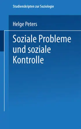 Peters |  Soziale Probleme und soziale Kontrolle | eBook | Sack Fachmedien