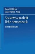 Hitzler |  Sozialwissenschaftliche Hermeneutik | Buch |  Sack Fachmedien