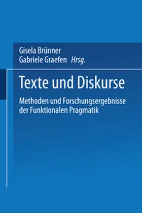 Brünner / Graefen |  Texte und Diskurse | eBook | Sack Fachmedien
