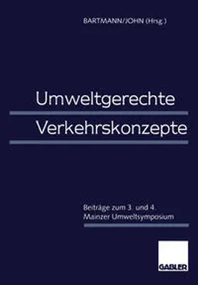 Bartmann / John | Umweltgerechte Verkehrskonzepte | E-Book | www.sack.de