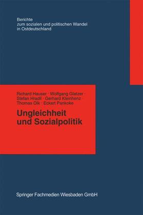 Hauser | Hauser, R: Ungleichheit und Sozialpolitik | Buch | 978-3-663-11689-9 | sack.de