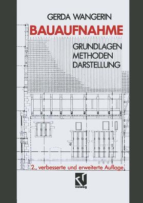 Wangerin | Bauaufnahme | Buch | 978-3-663-11975-3 | sack.de