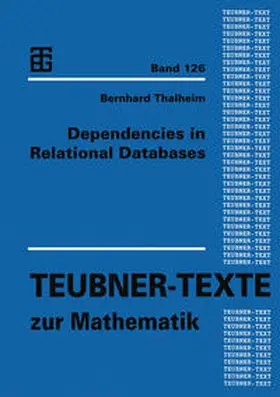  Dependencies in Relational Databases | eBook | Sack Fachmedien