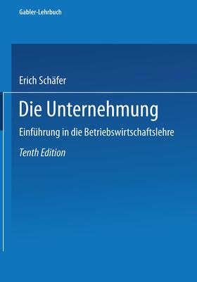 Die Unternehmung | Buch | 978-3-663-12054-4 | sack.de