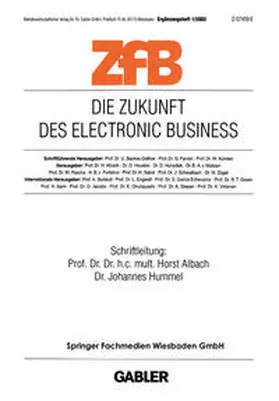 Albach / Hummel | Die Zukunft des Electronic Business | E-Book | www.sack.de