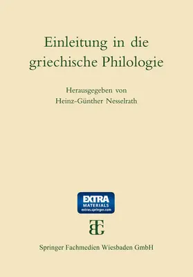  Einleitung in die griechische Philologie | Buch |  Sack Fachmedien
