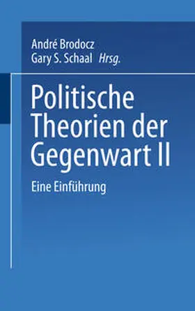 Brodocz |  Politische Theorien der Gegenwart II | eBook | Sack Fachmedien