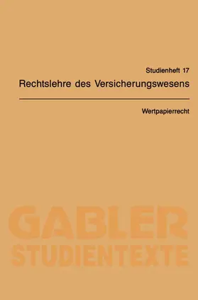 Sieg |  Wertpapierrecht | Buch |  Sack Fachmedien