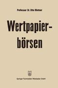Hintner |  Hintner, O: Wertpapierbörsen | Buch |  Sack Fachmedien