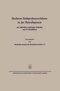 Weber |  Moderne Stichprobenverfahren in der Betriebspraxis | Buch |  Sack Fachmedien