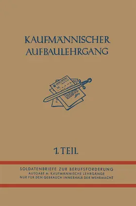 Kaufmännischer Aufbaulehrgang | Buch | 978-3-663-12599-0 | www.sack.de