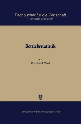 Mand |  Betriebsstatistik | Buch |  Sack Fachmedien