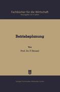 Henzel |  Henzel, F: Betriebsplanung | Buch |  Sack Fachmedien