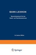 Müller |  Bank-Lexikon | Buch |  Sack Fachmedien