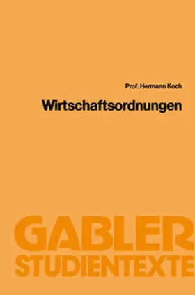 Koch | Wirtschaftsordnungen | E-Book | www.sack.de