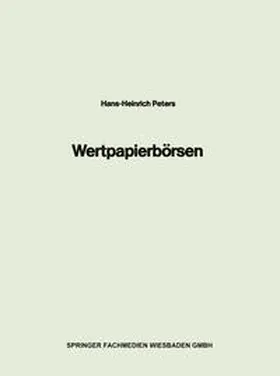 Peters | Wertpapierbörsen | E-Book | sack.de