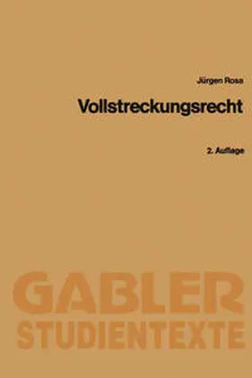 Rosa | Vollstreckungsrecht | E-Book | sack.de