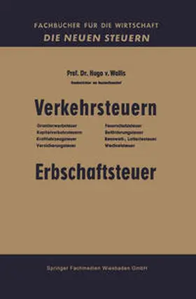 Wallis |  Verkehrsteuern | eBook | Sack Fachmedien