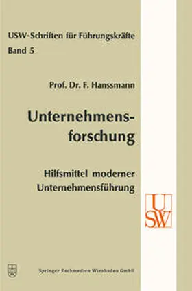 Hanssmann | Unternehmensforschung | E-Book | www.sack.de