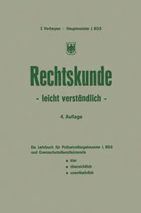 Verheyen |  Rechtskunde - leicht verständlich | eBook | Sack Fachmedien