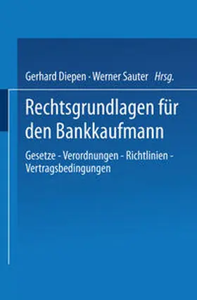 Diepen |  Rechtsgrundlagen für den Bankkaufmann | eBook | Sack Fachmedien