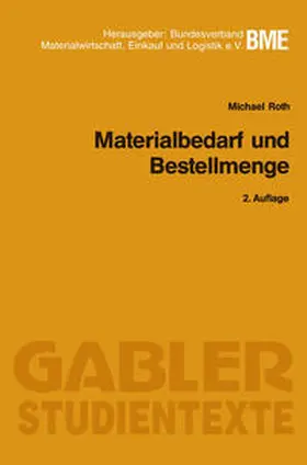 Roth |  Materialbedarf und Bestellmenge | eBook | Sack Fachmedien