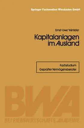 Winteler | Kapitalanlagen im Ausland | E-Book | www.sack.de